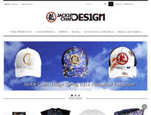 Tablet Screenshot of jackiechandesign.com